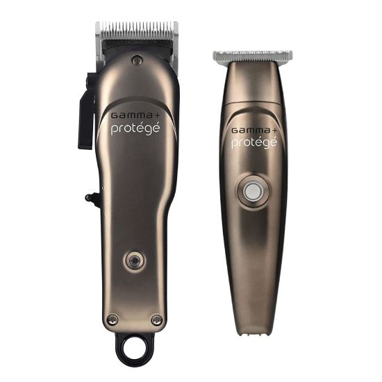 Picture of Gamma+ Hitter and Alpha Gunmetal Protege Cordless Clipper & Trimmer combo